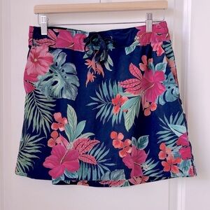 Speedo Navy Floral Swimwear size M